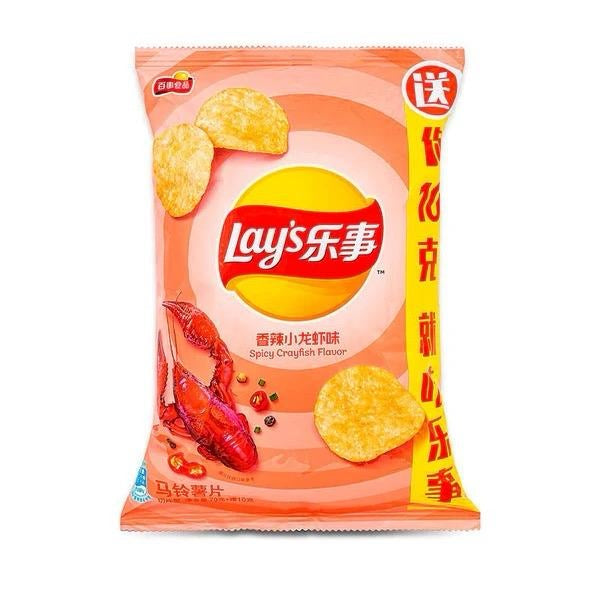 Lays spicy crawfish