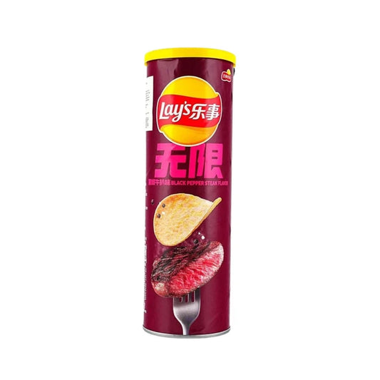 Lays stax black pepper ribeye steak