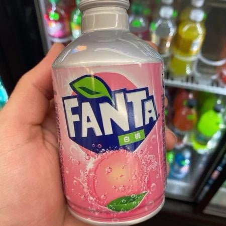 Fanta white peach aluminum can 300ml