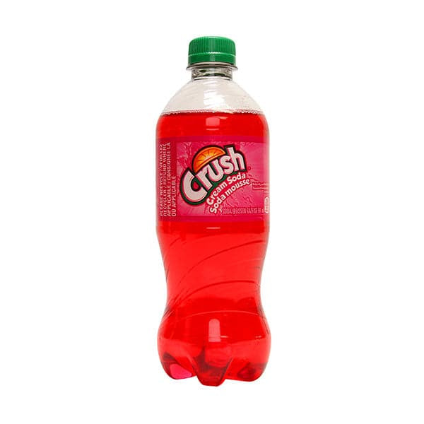 Crush cream soda bottle