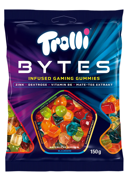 Troli bytes infused gaming gummies
