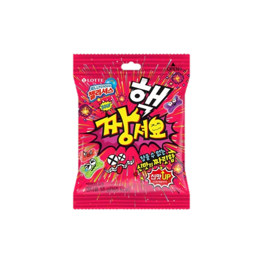 LOTTE JELLYCIOUS EXTREMELY SOUR FRUITS Gummy